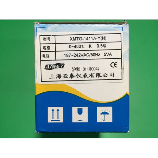 亚泰XMTG1000-2上海亚泰仪表温控XMTG-1411A 1401A 1421A 1011A 1 侧面型号XMTG-1421A-Z K 400度