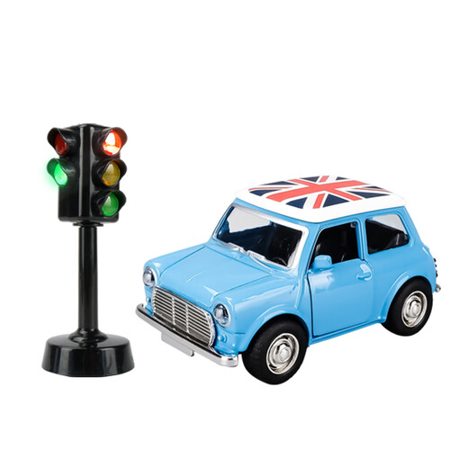 Onevan Voice Traffic Traffic Light Car Aley's Juguet Car Boy Boy Educación temprana Light Traffic Teaching Model [Sound and Light] Fluz de tráfico móvil 1