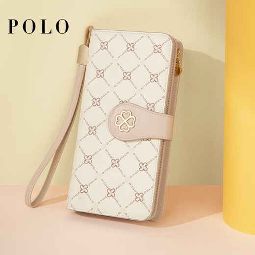 POLO clutch women's wallet multi-card slot long wallet card bag large capacity bag women's bag birthday gift for girlfriend