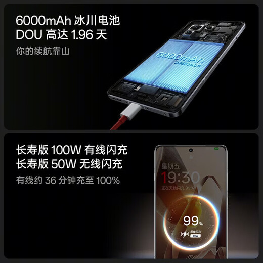 OnePlus 13 Qualcomm Snapdragon 8 Extreme Edition 6000 mAh battery Exhibition machine flagship image Smart gaming phone Bailu Chenxi 12GB+256GB Standalone + Original fast charge + One-year store warranty