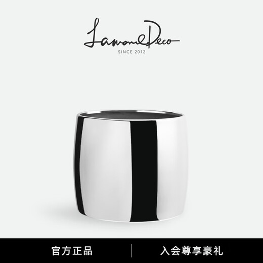 Lamomedeco Nordic stainless steel ice bucket champagne bucket red wine iced beer thickened ice bucket household wine set model room decoration island Ailan ice bucket