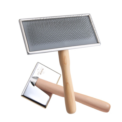 Xuanniao pet needle comb to remove floating hair and open knots, cat comb and dog comb, size M, comb surface 8.5cmX4.4cm