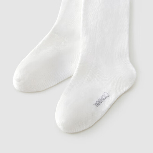 YEEHOO's shopping mall same style children's pantyhose, versatile bottoming socks for baby girls, all-season socks, high elastic children's pantyhose (Ying's white), 1-3 years old, reference height 86 95cm