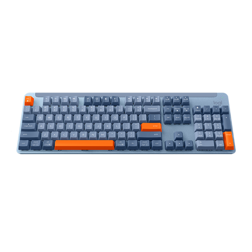Logitech K865 Wireless mechanischer Tastatur Bluetooth-Tastatur 104-Key-Keyboard-Spieltastatur in der Tastatur (K845 Upgrade) Daily Business Office-Tastatur K865 Blue-Blue Aphrodisiac Keycap