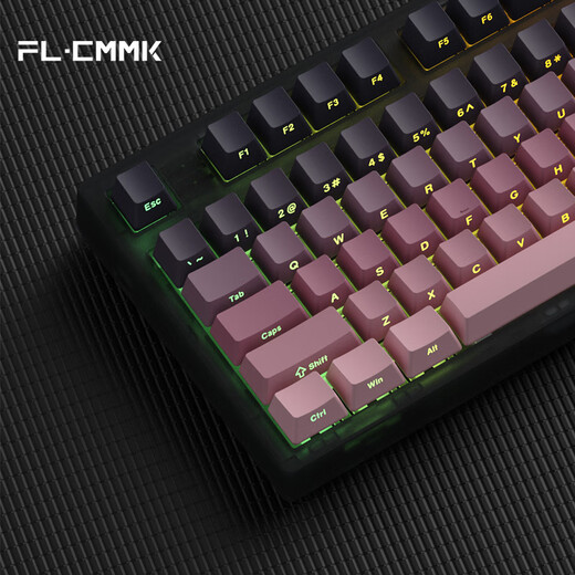 腹灵MK870Pro&MK-Pad 108键黑莓侧刻机械键盘三模黑曜石蓝牙有线无线蓝牙客制化电脑游戏办公 三模黑曜石（含MK-Pad）-黑莓侧刻 悦动红轴