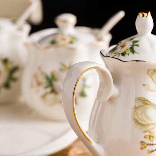 MLCRIYG European ceramic seasoning jar soy sauce bottle set kitchen household vinegar pot seasoning pot oil pot seasoning box combination supplies B type square (1 pot 1 plate 3 cans) 350ml