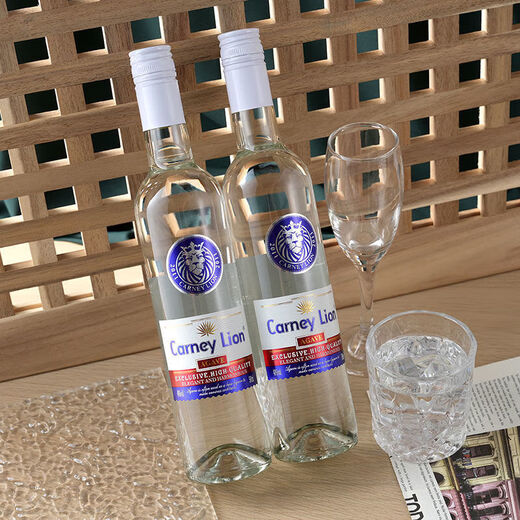 萩乃露龙舌兰味配制酒金酒白朗姆酒96度伏特加国产洋酒500ml酒吧KTV调酒 4瓶 组合