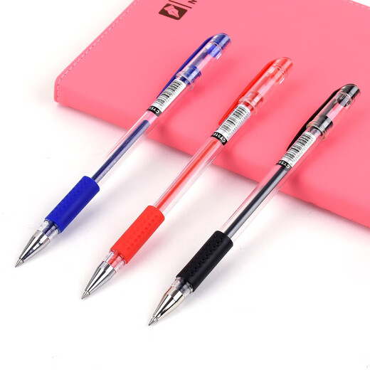 Aviation Bullet 0,5 mm Neutral Student Examination Signature Pen Black Cy5009 Red 12 Pack