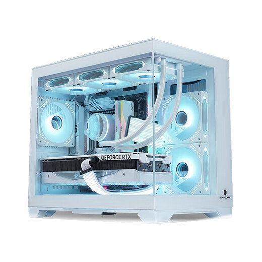 ASUS i5 14600K/U7 265K/AMD Ryzen 7800X3D/9800X3D cardless barebone system transition machine assembly computer DIY white desktop complete machine AI game console R5 9600X+32G 1TB cardless transition machine configuration three