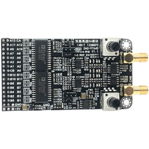 
Dual high-speed DAC module AD9764 14-bit parallel DA125M waveform generation supporting FPGA development board Dual AD9764 module