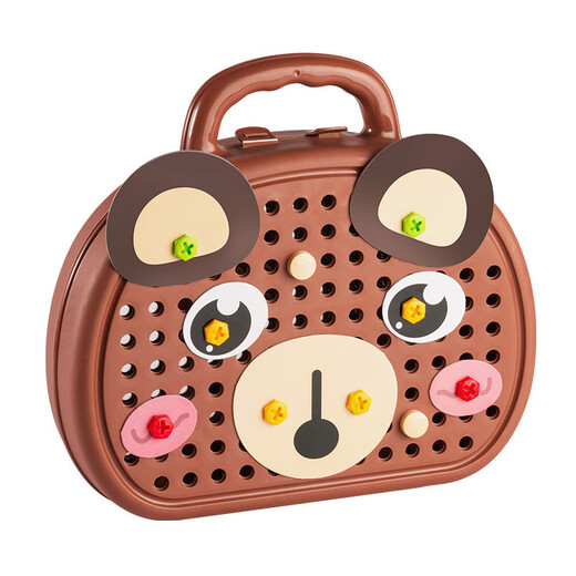 Boîte à outils assemblée à vis de vis à vis pour enfants Wanre 1 à 3 ans