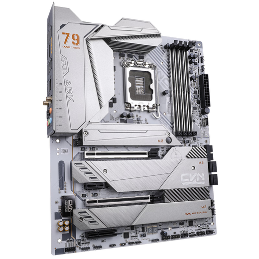 CVN coloré Z790D5 Ark Frozen V20 Ark DDR5 Mother Support Support 14900K / 14700K (Intel Z790 / LGA 1700)