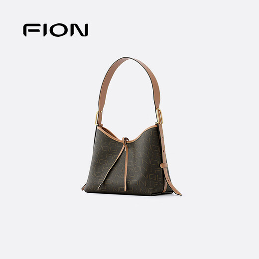 FION Classic Printed Tote Bag Women's Shoulder Crossbody Bag Hobo Bag Large Capacity Handbag Birthday Gift Coffee/Tea Medium