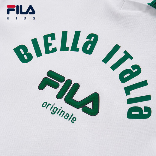 Fila Fila Children's Clothing Children's Short-Sleeved T-Shirt 2025 Summer College Style POLO Shirt for Big Children