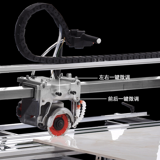 Shijing-Keramikfliesen-Schneidmaschine Desktop-Druckmesser Wassermesser Semiautomatische Schneidmaschine Elektrische Mehrfunktionsbodenfliesen-Schieber