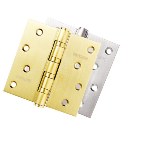 Huitailong hinge stainless steel 4-inch swing bearing hinge solid wood door load-bearing hinge thick stacked hinge sand light others