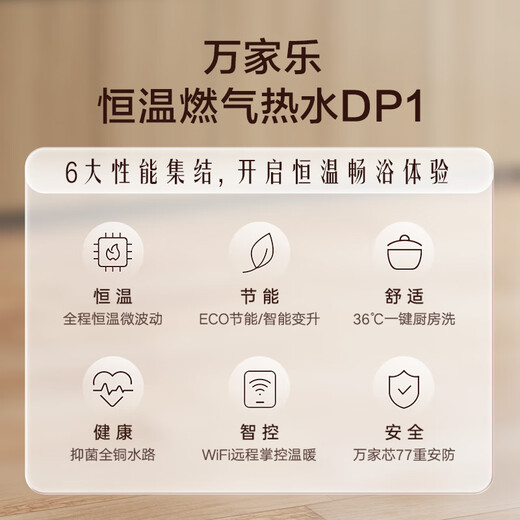 Macro Constant Temperature King DP1(F) Gold List Hot Products 13L Gas Water Heater 15% National Subsidy Natural Gas Intelligent Upgrade Energy Saving Gas Saving Antifreeze Trade-in