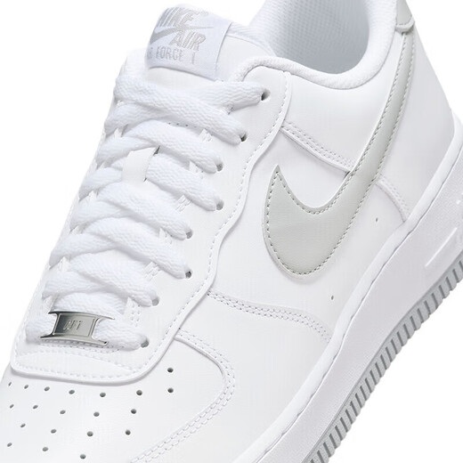 耐克NIKE七夕情人节礼物男空军一号 AF1运动鞋 FJ4146-100白灰42