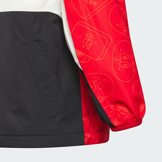 阿迪达斯（adidas）童装龙年新年款男童外套小童儿童春季运动连帽夹克JF3879