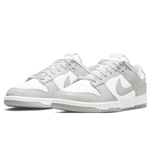 耐克（NIKE）男鞋2025新款夏季DUNK LOW经典复古运动板鞋低帮休闲鞋 DD1391-103白色雾灰 41