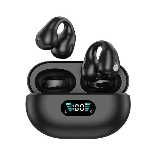XVVMI 24 new bone conduction concept Bluetooth headset true wireless game open OWS ear-hanging running and riding without ears is suitable for Apple and Huawei Skin color limited exclusive version ultra-long battery life + 360 no noise reduction + second connection