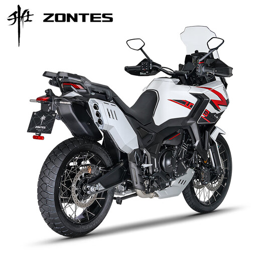 升仕ZONTES 703F 21寸ADV越野摩托车三缸699cc（付款后45天内发货） 珍珠白