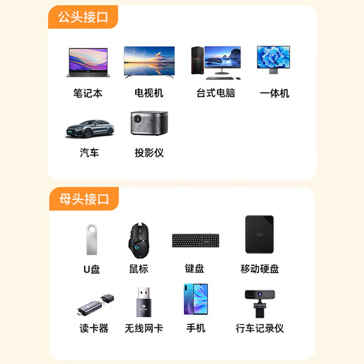 毕亚兹 USB3.0延长数据线公对母 3米 高速传输数据连接线 电脑U盘鼠标键盘打印机充电器加长线 黑XL18