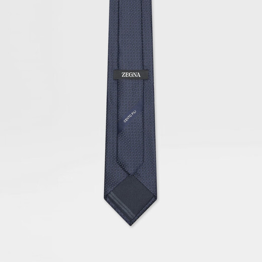 Zegna accessories midnight blue CENTO FILI mulberry silk tie midnight blue ONE SIZE