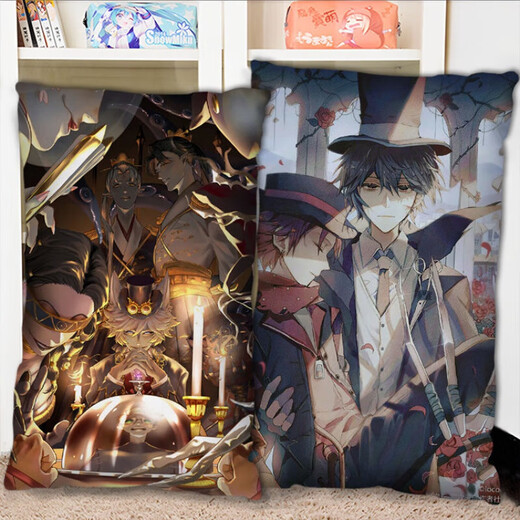 Identity V Jack pillow half body 2D peripheral customized double-sided printed photo sleeping strip pillow gift double-sided customized send picture to customer service 40x60cm satin pillowcase only