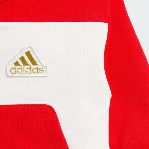 Adidas Ropa para niños Festival de primavera Red Baby Sports y traje casual de capas de manga larga JF3881 Rojo 86 cm