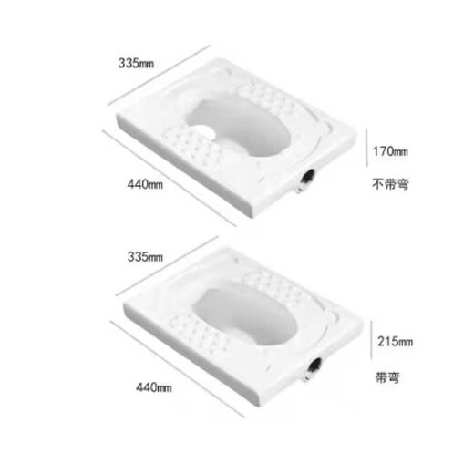 Huida ceramic squat toilet water tank induction pedal set squat engineering toilet complete set of deodorant toilet B style squat toilet pedal
