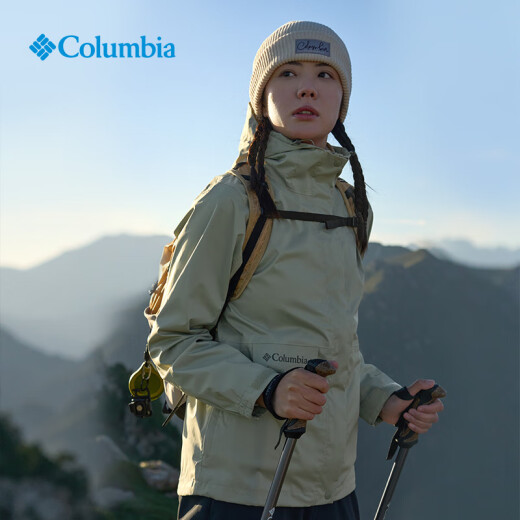 Columbia张婧仪户外装备哥伦比亚户外女子防水冲锋衣防风旅行连帽外套 348 XR3937 M(160/84A)