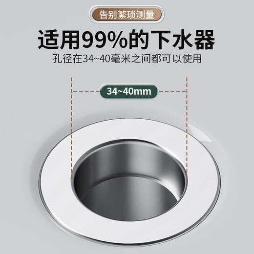 Béyipin Wash Basin Bouncing Core Rager Raindeur Press-Wash Basin Bouet de fuite d'eau Anti-Odor et NOUVEAU FILTRE ANTI-BLOCK