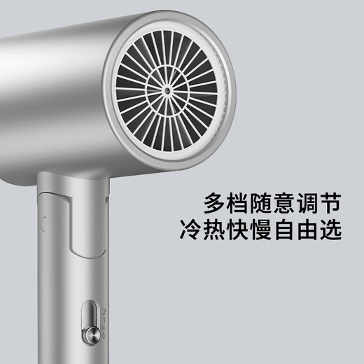 CONFU hair dryer household high-power quick-drying hair care hair dryer dormitory travel portable foldable 3C certified hair dryer holiday gift for boyfriend and girlfriend Xingyao Silver 1800W-negative ion hair care 3151