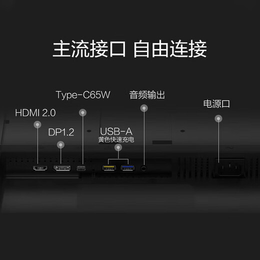 飞利浦（PHILIPS）27英寸4K IPS 10bit HDR400 TypeC65w 100%sRGB PIP/PBP智能分屏 升降旋转 专业设计屏 办公显示器 27E1N5900R