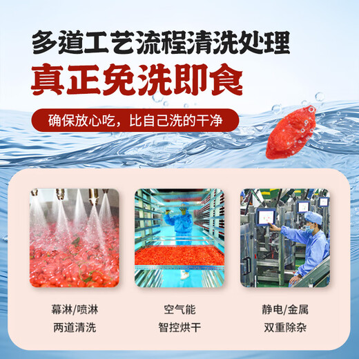 雷允上青海特级高端有机枸杞105g 无硫熏独立装即食嚼着吃免洗养生茶