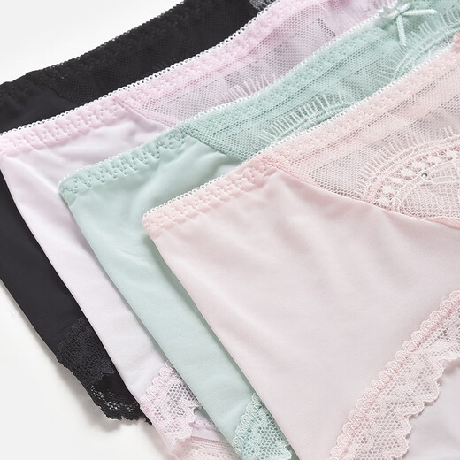 Mybody underwear set for women with large breasts and small lace sexy thin anti-sagging bra bra and panties two-piece set 7 Sakura Pink (thin cup set) 75C