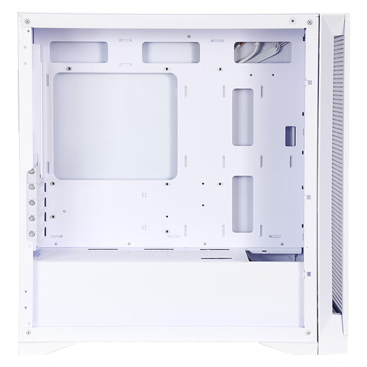 先马（SAMA）平头哥M9白色 台式m-atx电脑主机箱 玻璃侧透/前板网格散热/支持360水冷/标配Type-C接口/三面防尘
