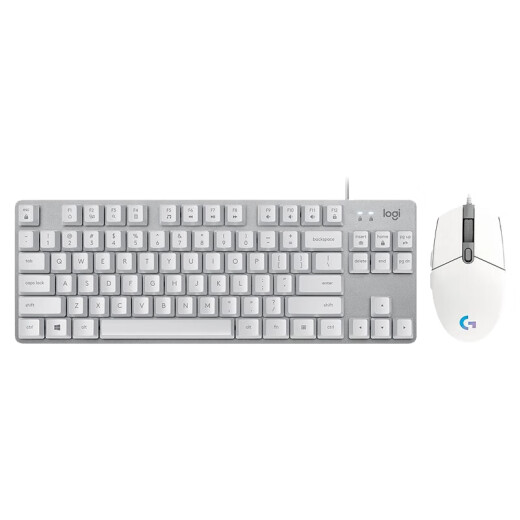 罗技（Logitech）K835有线机械键盘 游戏办公商务外设 TTC轴 84键 K835+G102白色+长鼠标垫 【红轴】