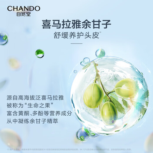 Natural Hall Shampoo Herbal Hair Oil Control Fluffy Anti-dandruff Anti-Itch Shampoo Zhao Lusi Recommended Birthday Gift Oil Control Fluffy Shampoo 600ml*1 Bottle