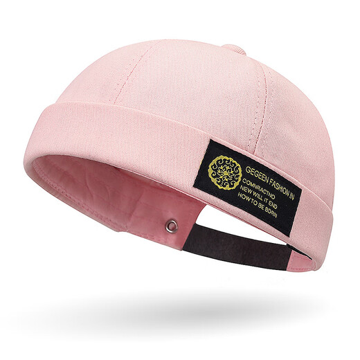 Guapi hat men's hip-hop trendy brimless landlord hat women's four seasons yuppie street retro casual all-match hat in stock black adjustable