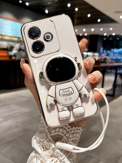优蕾丝 真我gt7pro竞速版手机壳realmeGT7pro保护硅胶套RMX5010镜头全包5090防摔宇航员支架软壳男女新款 【薄荷绿】带宇航员支架 送全屏钢膜+挂绳 realme真我 GT7 Pr