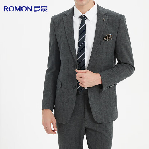 Luo Meng suit suit men's slim business professional formal suit men's suit groomsmen suit groom suit wedding dress trendy men's suit