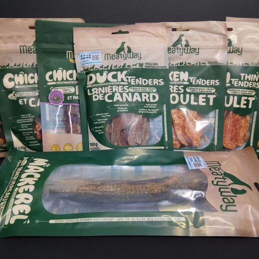 Jueyan duck jerky dog low-calorie snack pure meat without additives 750g new version set (all above) 3 packs of buckles 1 pack imported tooth cleansing bones