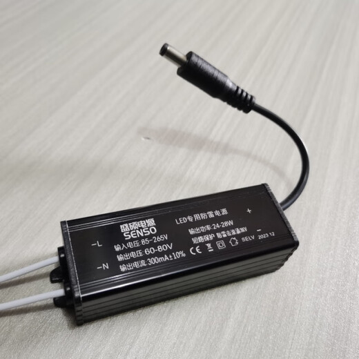 LED drive power supply flat light rectifier SENSO12-16W20-28W constant current transformer lightning protection type male 20-28W300mA lightning protection type