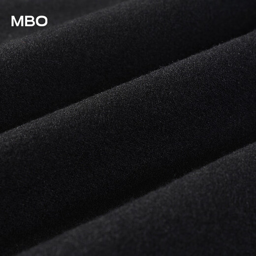 MBO winter men's fleece cycling bibs racing windproof mukawa road cycling jersey black M