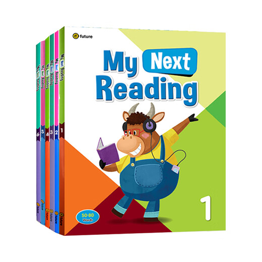 
Original import Children's reading and writing textbook My Next Reading123456 Level Primary school students' short-term reading courses for winter and summer vacations in grades 3-6 to improve word accumulation reading and writing high-frequency word reading including online exercises. Level 1-6 complete set