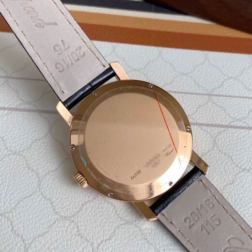 Second hand 99 new Chopard men's watch CLASSIC series Swiss famous watch 18K rose gold 40mm diameter automatic mechanical date display luxury watch 161278-5005