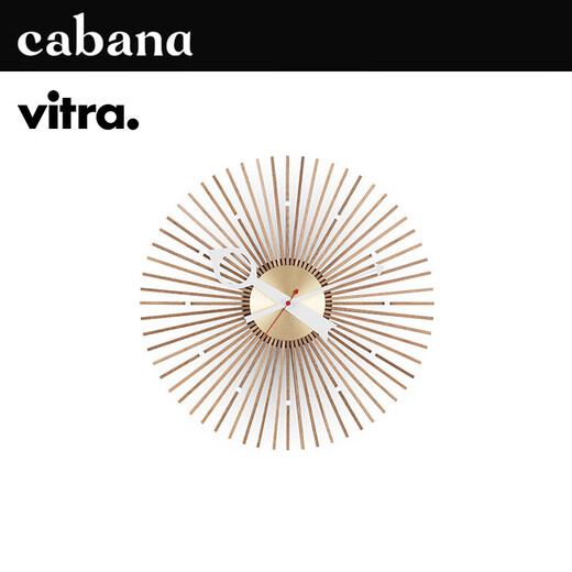 Vitra imported from Switzerland WALL CLOCKS Creatively designed modern wall-mounted wall clock series Light luxury watch Popsicle clock Walnut - Schedule delivery for 4 months