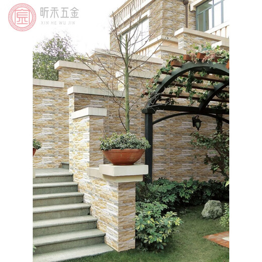 别墅花园文化石外墙瓷砖300x600室外庭院花园凹凸面围墙砖 9863(300x600) 其它